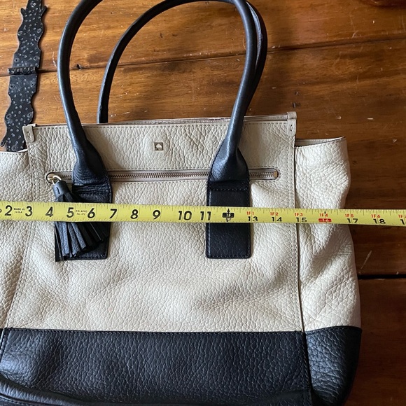 Kate Spade Southport Avenue Oden Pebbled Cowhide Leather Tote Bag Purse - Picture 6 of 7